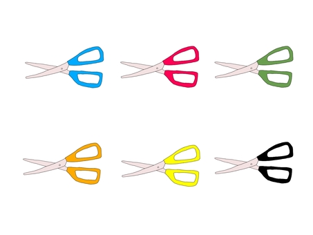 はさみ(色違いバージョン)