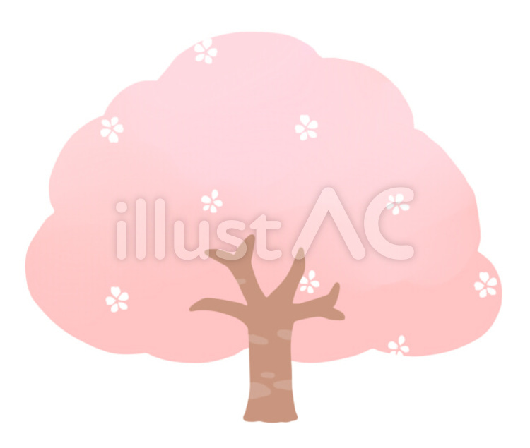 桜の木イラスト No 無料イラストなら イラストac
