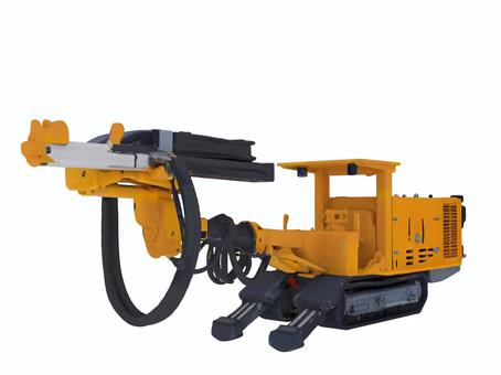 Illustration, drill jumbo, punch machine, construction machine, 