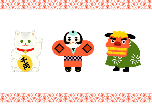 和風の年賀状素材 お正月,正月,和風素材,和風フレーム,和柄素材,新年,年賀状,フレーム,年賀状素材,年賀のイラスト素材