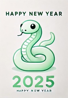 2025年 巳年 年賀状 2025年 巳年 年賀状 2025年,年賀状,巳年のイラスト素材