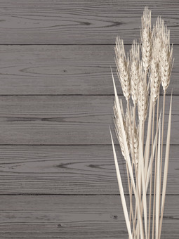小麦色の麦穂と板の背景2　mugi021 麦穂,小麦色,リアル,ナチュラル,お洒落,自然,植物,大人っぽい,枠,背景のイラスト素材