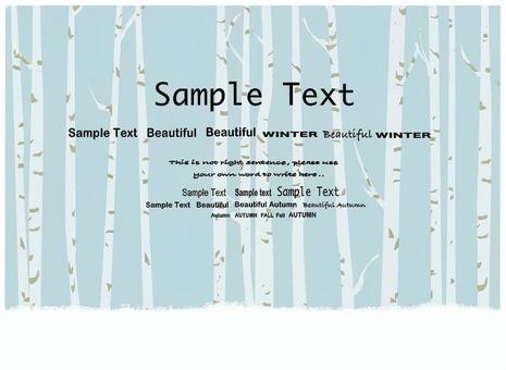 冬です 冬セール,フレーム,雪,冬,植物,ポストカード,林,年末,年始,チラシのイラスト素材