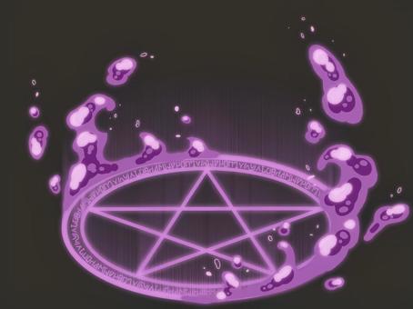 Purple water type magic circle, sihirli daire, su, aramak, JPG