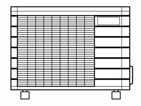 室外機 室外機,室外,屋外,エアコン,クーラー,空調,冷房,暖房,電気,省エネのイラスト素材