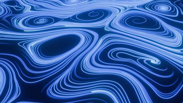 枯山水をイメージした抽象的なネオン背景2 ネオン,背景,渦,模様,渦巻,枯山水,エレクトロニック,デジタル,壁紙,エフェクトのイラスト素材