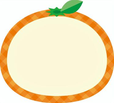 Citrus frame, orange, frame, tiny, JPG, PNG and AI