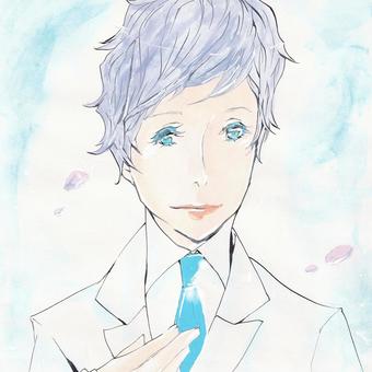 一緒に治そう。 医師,男性,手描き,イケメン,微笑みのイラスト素材