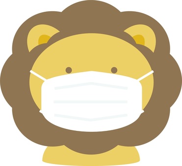 Animal icon lion mask, , JPG and PNG