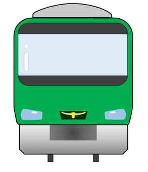 電車37 電車,正面,列車,通勤,前,通学,公共,交通機関,トレイン,鉄道のイラスト素材