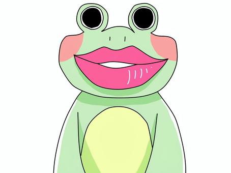 Illustration, lip, a frog, tiny, 