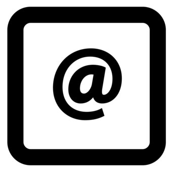 キーボード「＠」キー ＠,アットマーク,キーボード,キー,アイコン,パソコンのイラスト素材