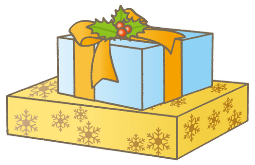 Christmas gift 2-2, noël, cadeau de noël, présent, JPG, PNG and AI