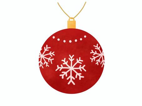 クリスマスの飾り（雪）