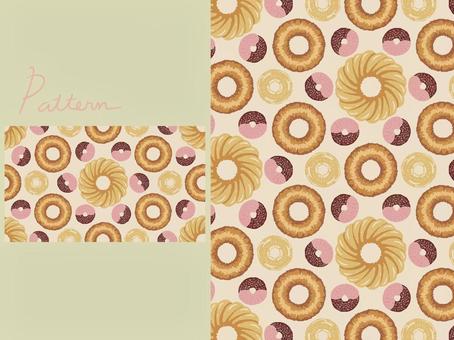 パターン画像 ドーナツ パターン画像 ドーナツ ドーナツ,スイーツ,おやつのイラスト素材
