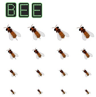 Illustration, bee, insect, needle, 
