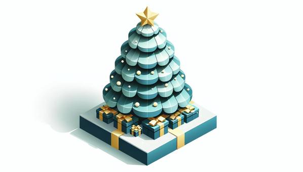 Illustration, christmas tree, christmas, eve, 