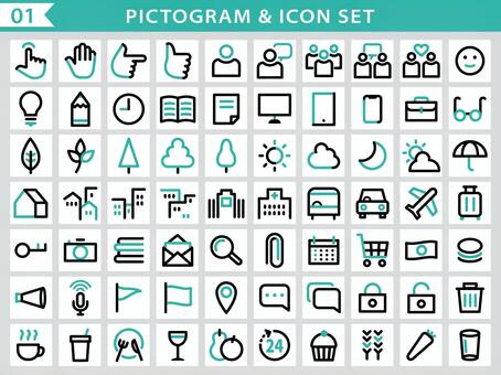 Illustration, pictogram, icon, youtube, 