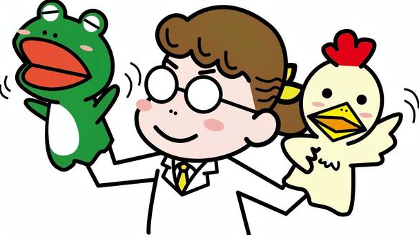 Illustration, assistant, mr, a doctor, 