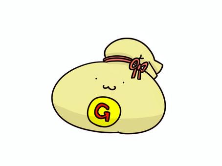 銭入れ 銭入れ,袋,布,入れる,保管,携帯,縛るのイラスト素材