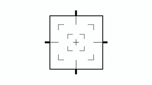 照準マーク④ 照準マーク④ 照準,スコープ,アイコン,シンプル,挿絵,ワンポイント,ライフル,ゲーム,サバゲー,銃のイラスト素材