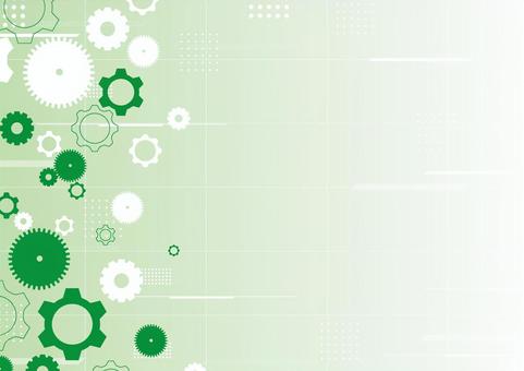 ビジネスと歯車の緑色のイメージ背景 ビジネス,歯車,グリッド,ライン,スタイリッシュ,グラデーション,緑色,背景のイラスト素材