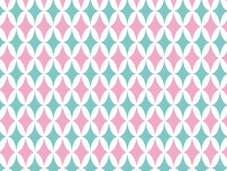 レトロ柄壁紙02