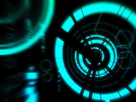 デジタルサイバーな壁紙4 デジタル,ネットワーク,デザイン,バックグラウンド,光,背景,空間,グラフィック,未来,テクノロジーのイラスト素材