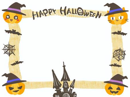 halloween frame 06, , JPG and PNG