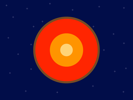 地球内部イメージ 地球,構造,内部,パーツ,図,核,地殻,惑星,マントル,外核のイラスト素材