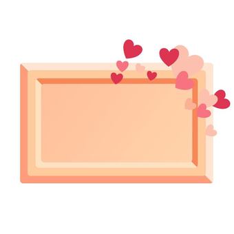 バレンタインイラスト03 チョコとハート