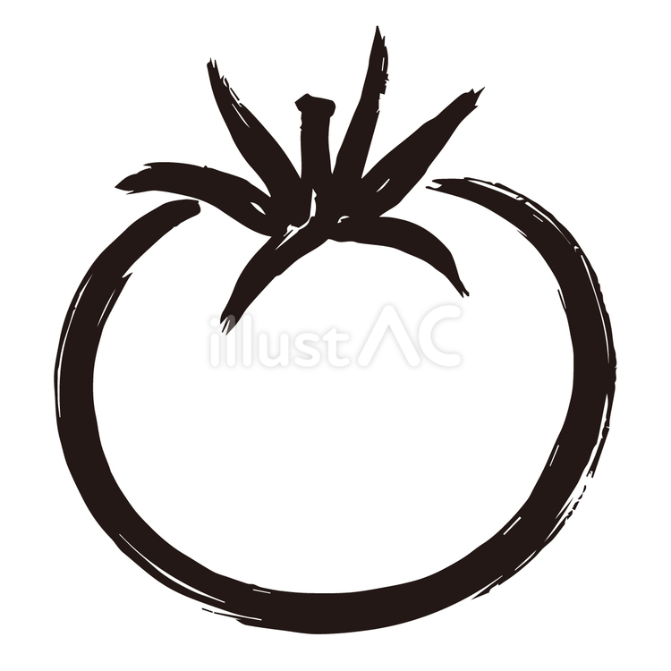 筆描きのトマト トマト,野菜,食べ物のイラスト素材