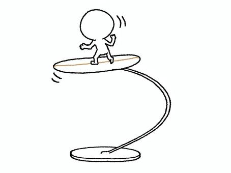 サーフィン シルエット,サーフィン,オブジェ,撓り,pop調,手描き,挿絵,ワンポイント,素材,商用可のイラスト素材