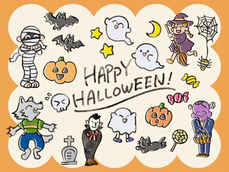 ハロウィンのイラスト素材 