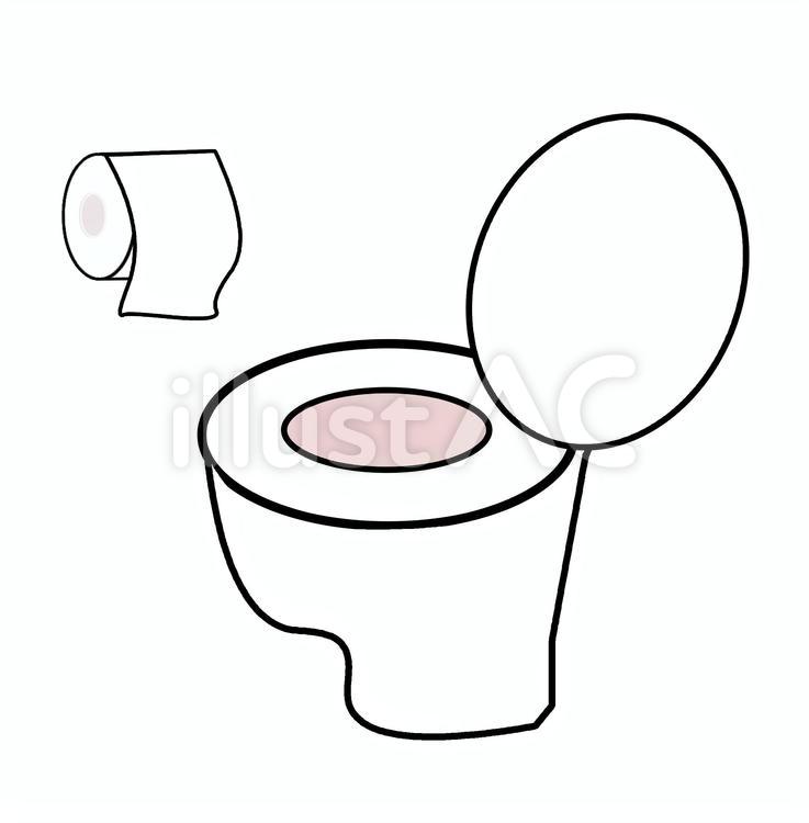 トイレ　便座 トイレ,アイコン,便座のイラスト素材