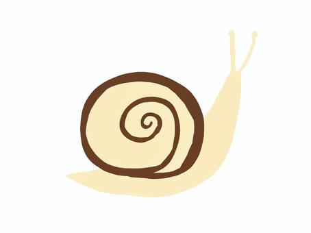 Simple illustration of a snail, JPG and PNG Simple illustration of a snail, , JPG and PNG