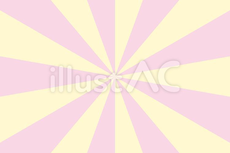 集中線　ピンク×黄色 集中線,効果線,強調のイラスト素材