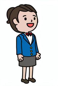 見上げる人 見上げる人 見上げる,上,視線,希望,物思い,思い,女子高生,制服,高校,中学のイラスト素材