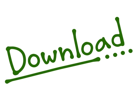Downloadの文字（緑色バージョン） ダウンロード,素材,webのイラスト素材