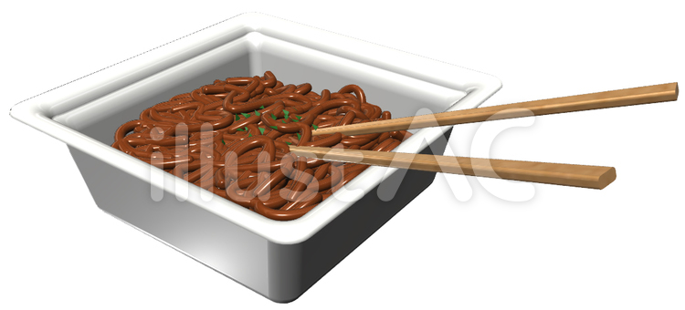 焼きそば カップ焼きそば,焼きそば,インスタントのイラスト素材
