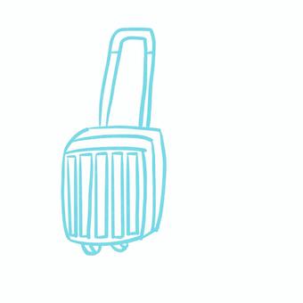 キャリーバッグ キャリーバッグ,キャリーケース,スーツケース,トランク,バッグ,旅行,出張,ビジネス,荷物,移動のイラスト素材