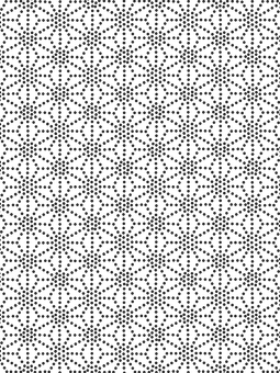 モノクロのパンチングメタル麻の葉模様 麻の葉,和柄,江戸,和風,年賀,大正,江戸時代,バックグラウンド,素材,黒のイラスト素材