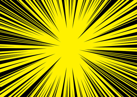 フラッシュ　　 フラッシュ,放射,衝撃,効果,スピード,漫画,シンプル,黄のイラスト素材