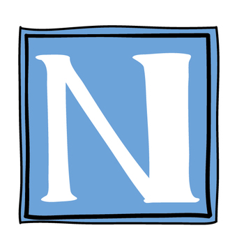 N, n, text, design, JPG, PNG and AI