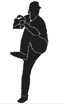 野球投手 野球,ベースボール,プロ野球,高校野球,メジャー,スポーツ,社会人野球,試合,甲子園,選手のイラスト素材