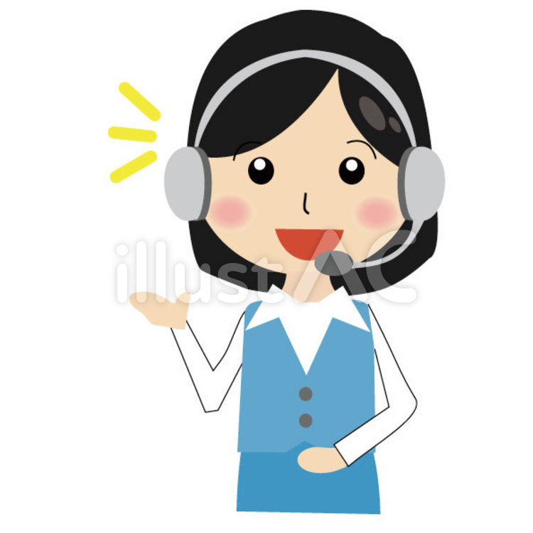 コールセンターイラスト No 無料イラストなら イラストac