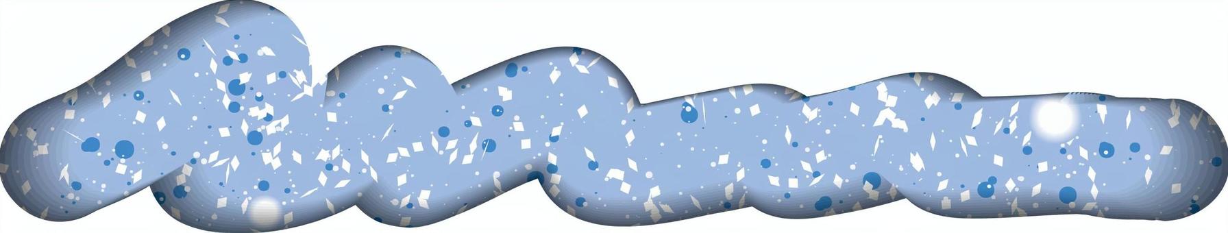 ラメ　 ラメ,キラキラ,塗る,立体,エンボス,フレーム,タイトル,飾り,青のイラスト素材