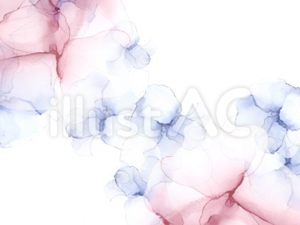 インクアートで描いた花の背景