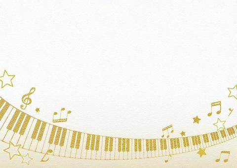 金色のピアノの背景 金色のピアノの背景 金色,ピアノ,背景,鍵盤,音符,ト音記号,遠近感,グラデーション,星,キラキラのイラスト素材
