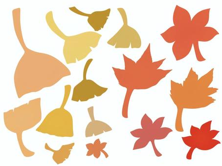 落ち葉のイラスト